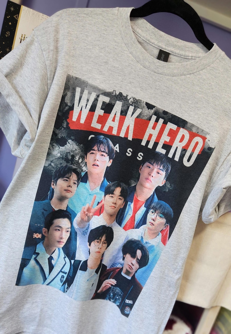 Weak Hero Merch Weak Hero Class Vintage Look T-shirt | Kdrama | Park Ji Hoon | Choi ...