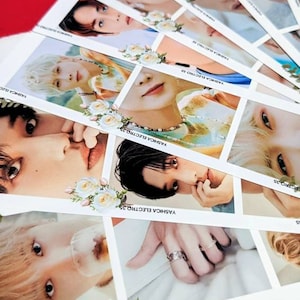 Ateez Aesthetic Photo Strip | ATEEZ | Kpop merch | Ateez photocards | Polaroid | Atiny | Keychain | Deco | gift