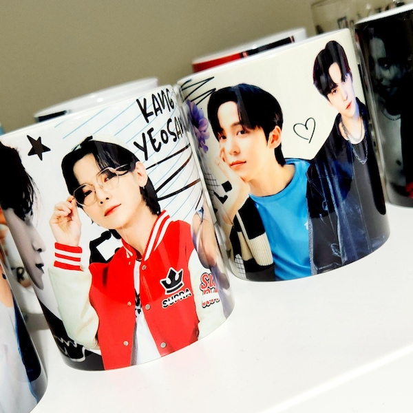 ATEEZ Mugs | atiny | ateez cup | ateez photocards | kpop | ateez merch | bts | korean | gift
