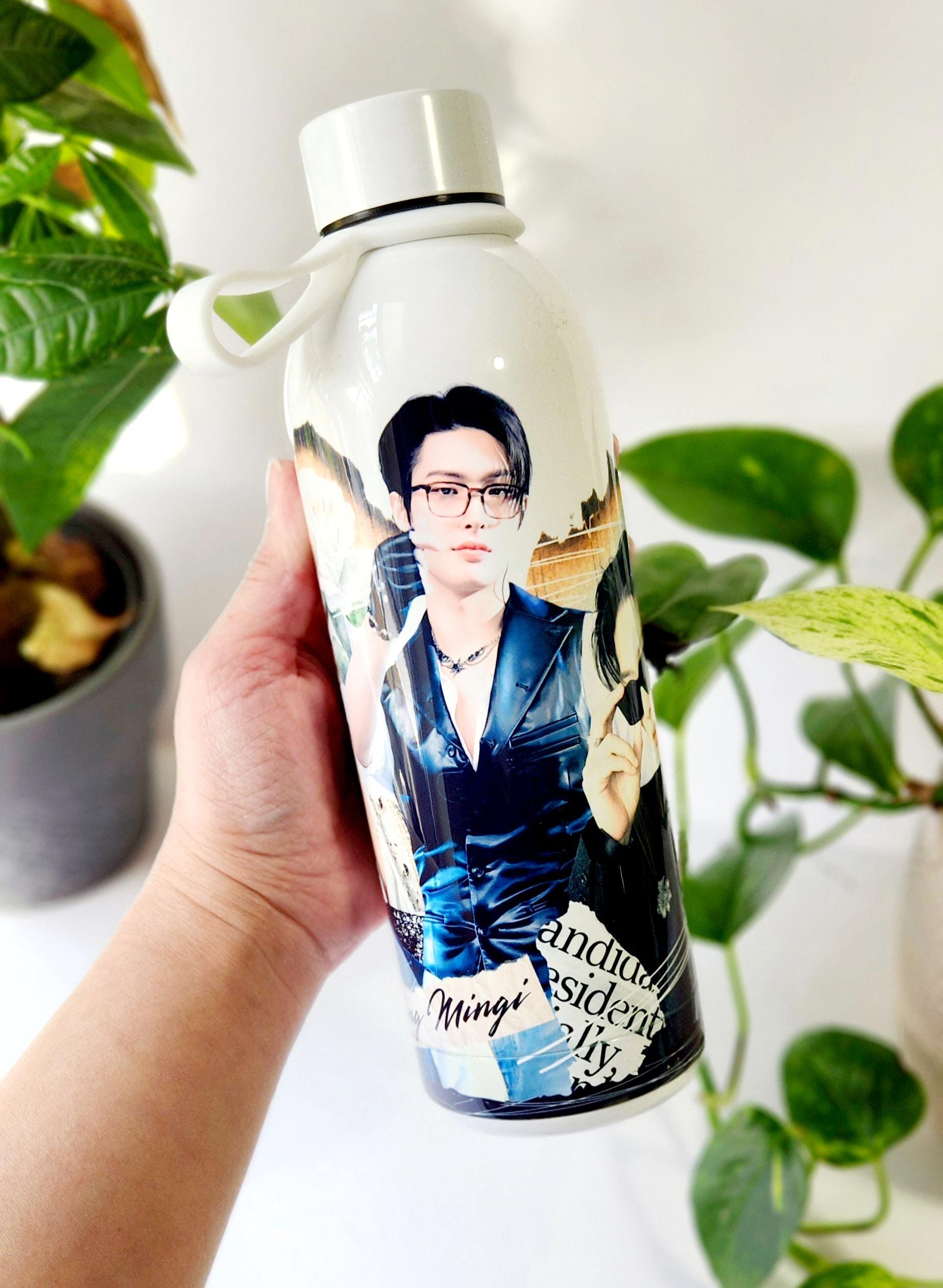 ATEEZ Mingi Metal Water Bottle | atiny | ateez gift | kpop gift | ateez merch | ateez official | bts | gift