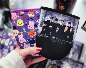 K-pop ATEEZ Cup Sleeve – Aniteez Characters & 8 Members Design