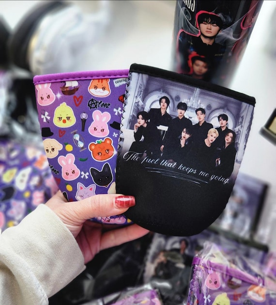 K-pop ATEEZ Cup Sleeve – Aniteez Characters & 8 Members Design