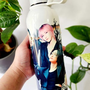 Gourde en métal Seonghwa ATEEZ | minuscule | cadeau ateez | cadeau kpop | Produits dérivés ateez | ateez officiel | bts | cadeau