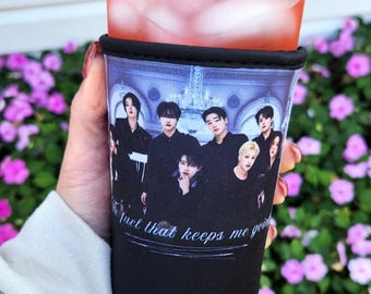 K-pop ATEEZ Cup Sleeve – Aniteez Characters & 8 Members Design