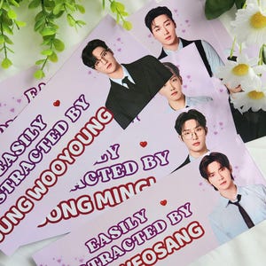 ATEEZ Bias Bumper Stickers | atiny | ateez photocards | ateez stickers | ateez merch | lightiny |  | ateez san | pc holder | atiny