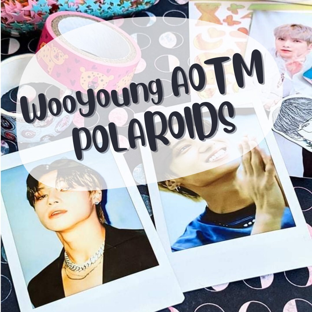 Wooyoung Artist of the Month Polaroids - Kpop