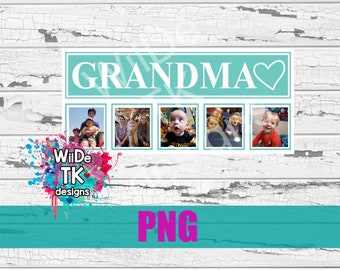 Grandma mug template, mother's day mug template, photo mug template
