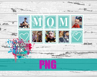 Mom mug template, Mother's Day mug template, photo mug template, 15 oz mug template