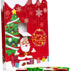 Christmas Wax Melt Advent Calendar | 24 Days of Festive Scents | Holiday Countdown Gift Box with Handcrafted Wax Melts