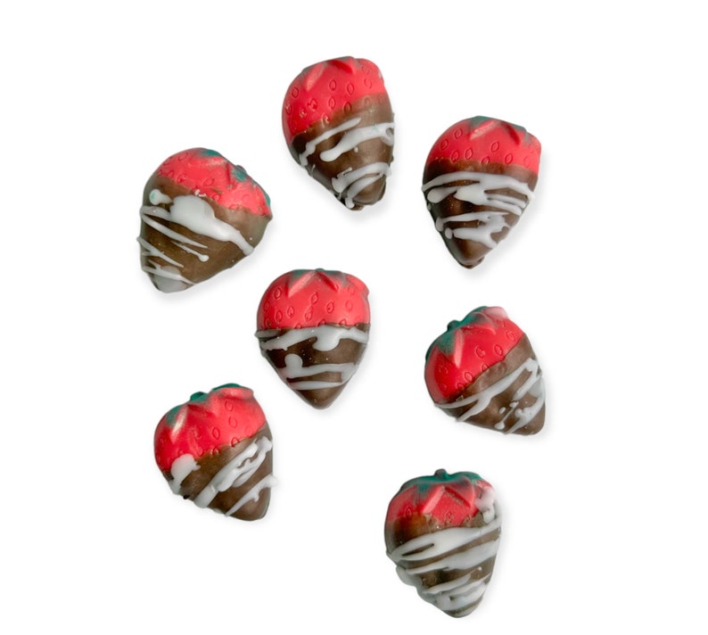 Chocolate Covered Strawberry Wax Melts, Berries, Choco, Food Melts, Wax warmer fruit melts, Food themed melts, Home and Office Fragrances image 2