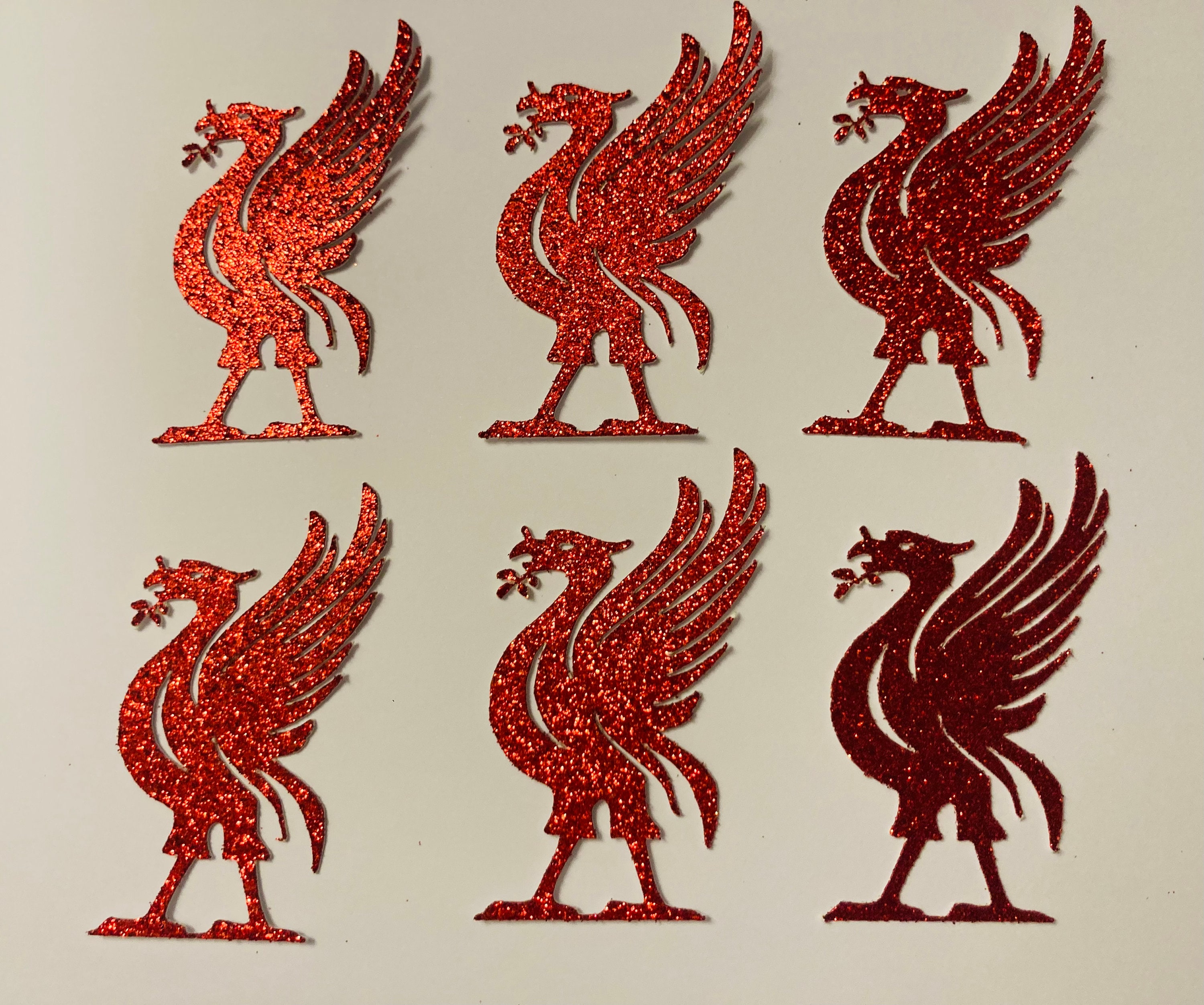 Liverbird Cupcake Topper Liverpool Cupcake Toppers Red Etsy UK