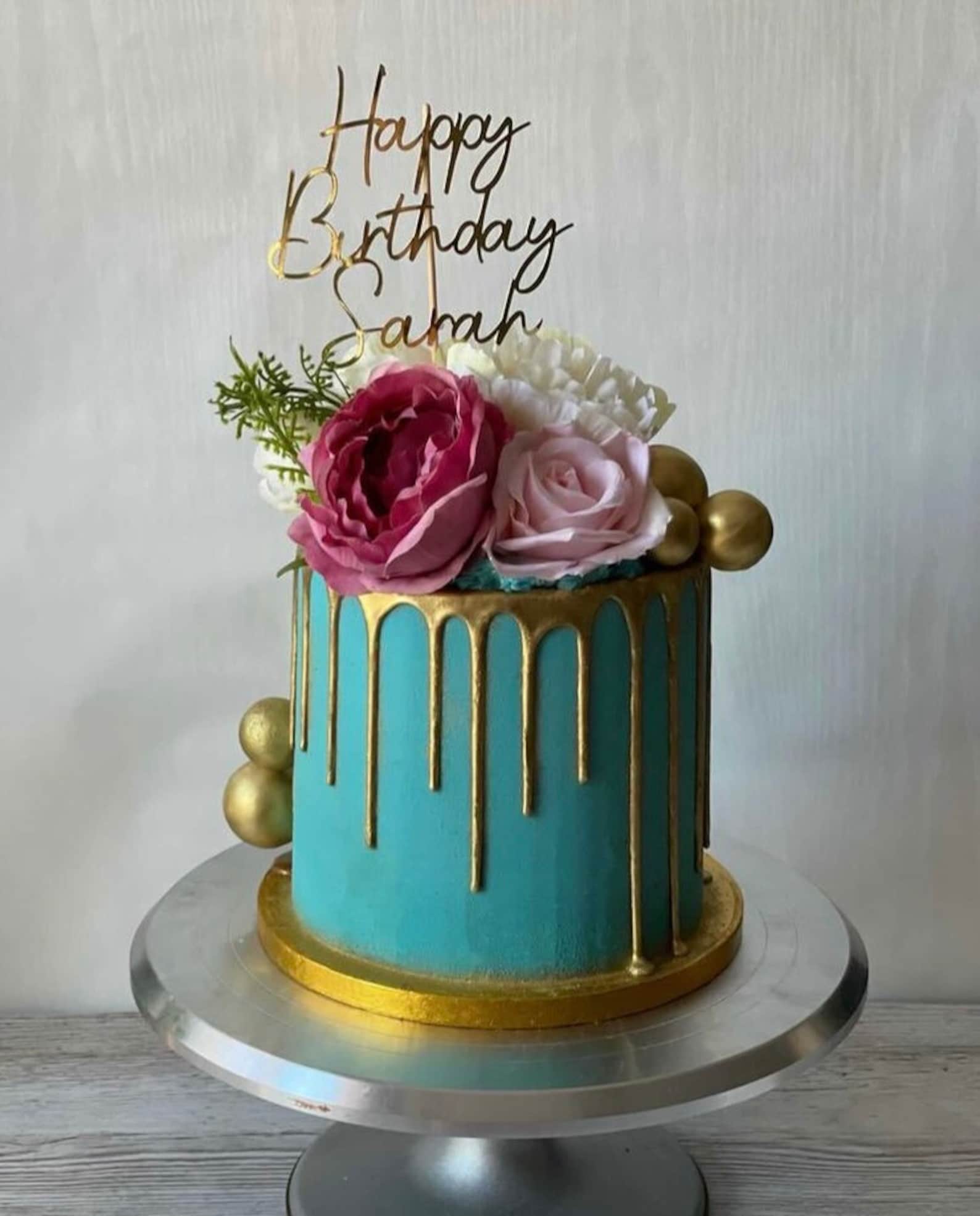 Personalised Cake Topper Name Topper Birthday Topper Cake Etsy UK