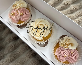Engaged cupcake toppers, congratulations, engagement cupcake toppers, cupcake toppers, engaged, bride to be
