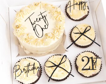 Bento Cake And Cupcake Toppers, Bento Cake Decor