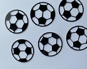 Football cupcake toppers, football cake toppers, football cake, football charms