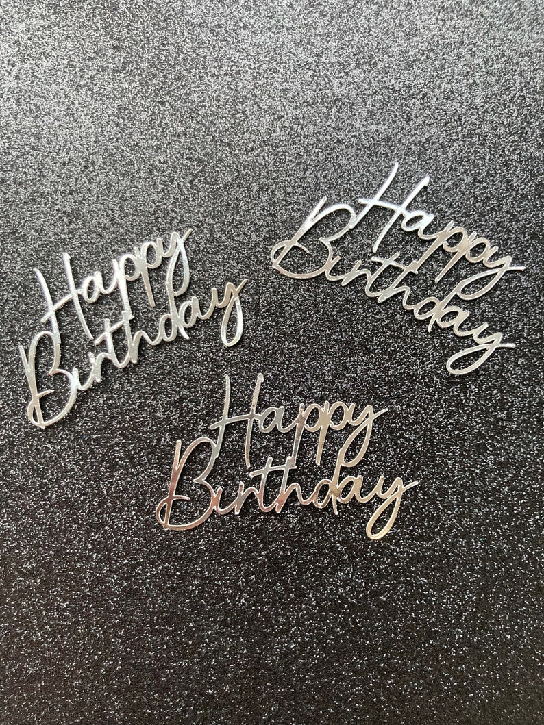 Happy Birthday Cupcake Topper Happy Birthday Cupcake Toppers Etsy UK