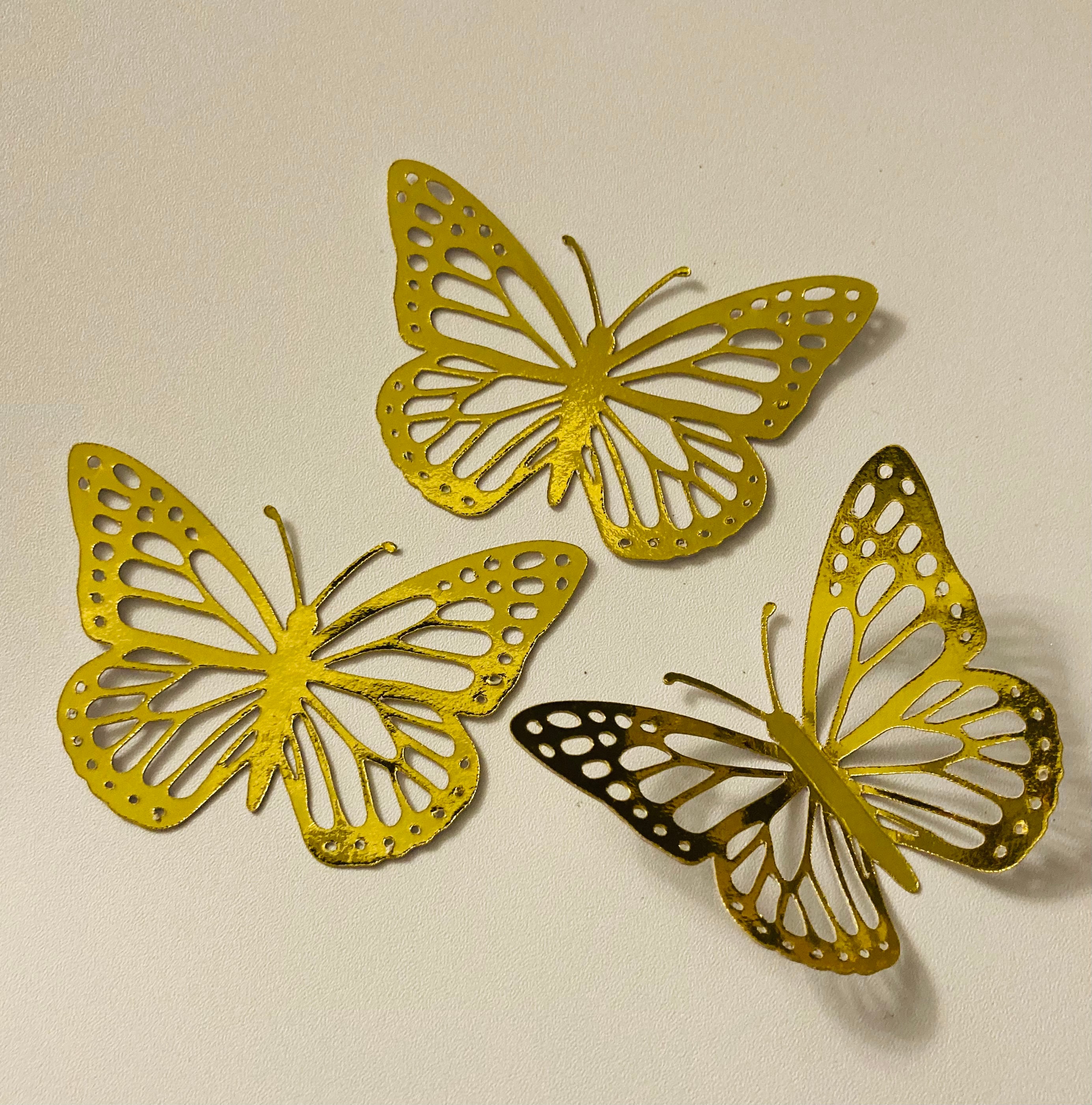 Butterfly Cake Toppers Cupcake Toppers X6 Cake Toppers Cake Etsy UK