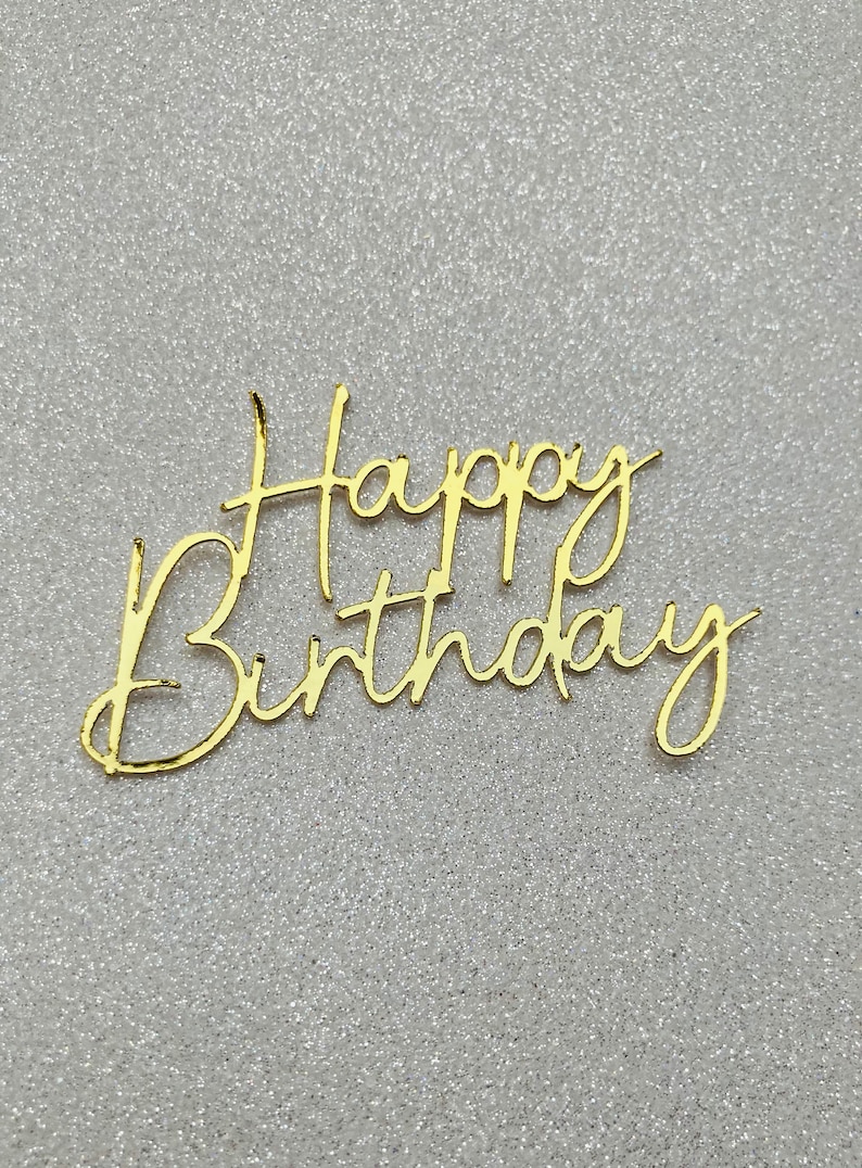 Happy Birthday Cupcake Topper Happy Birthday Cupcake Toppers Etsy UK