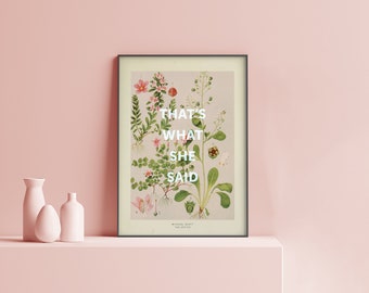 Michael Scott | That's what she said | Quote | The Office | Physical poster print funny silly| gift | TO01.3