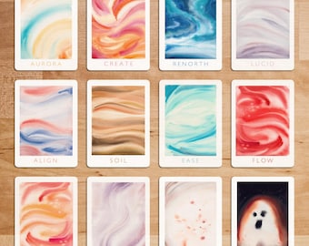 AURAGLOW | Postcard Set, Altar Cards, Mini Prints | Hand-painted watercolor designs for peace and inspiration | gentle, sensitive + spacious