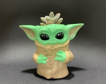 Yoda Plant Pot Etsy
