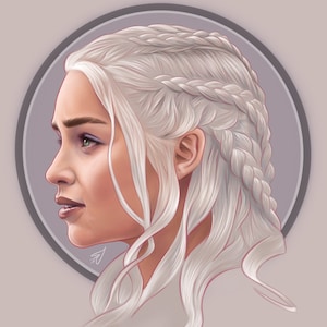 Daenerys Targaryen - Digital Print