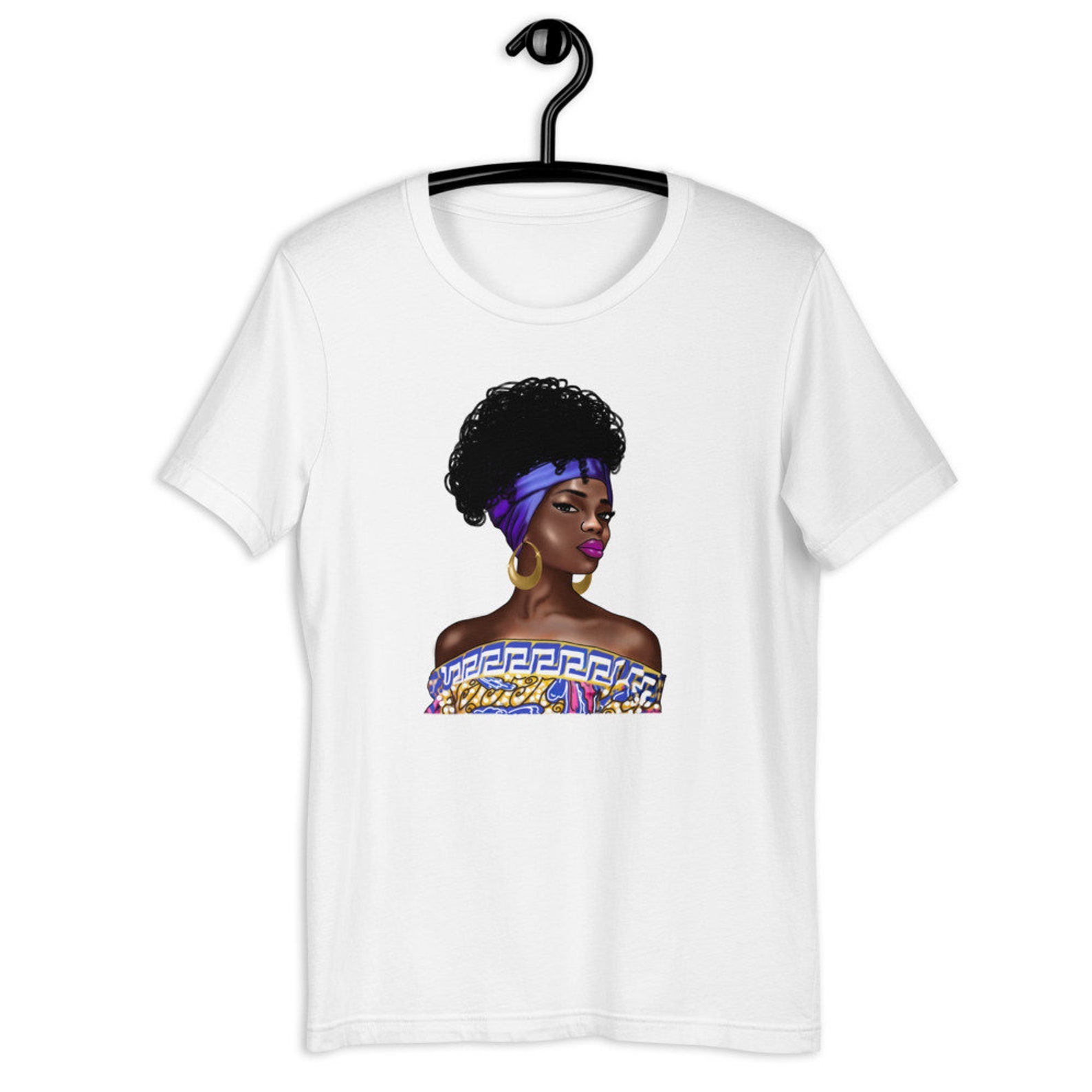Afro African T Shirt Black Girl Magic African Pattern Proud - Etsy UK