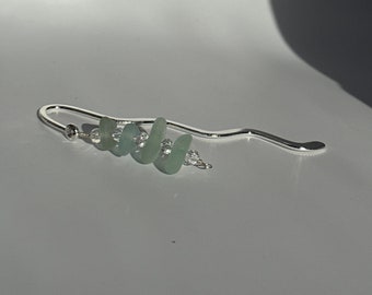 Scottish Sea glass bookmark - stocking filler or Secret Santa gift for a book lover