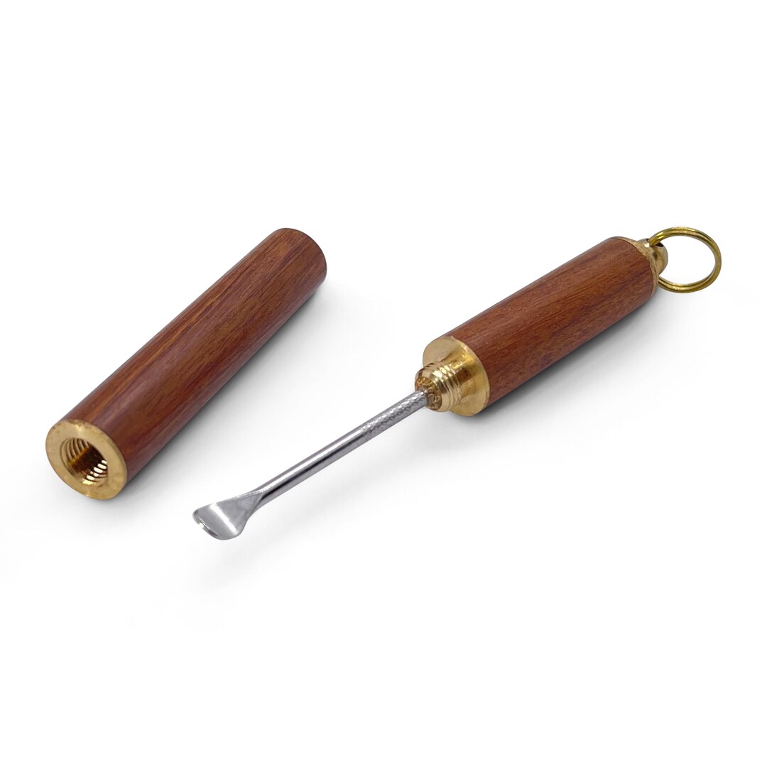 Wooden Spoon Keychain Portable Small for Cosmetics Supplements Travel ...