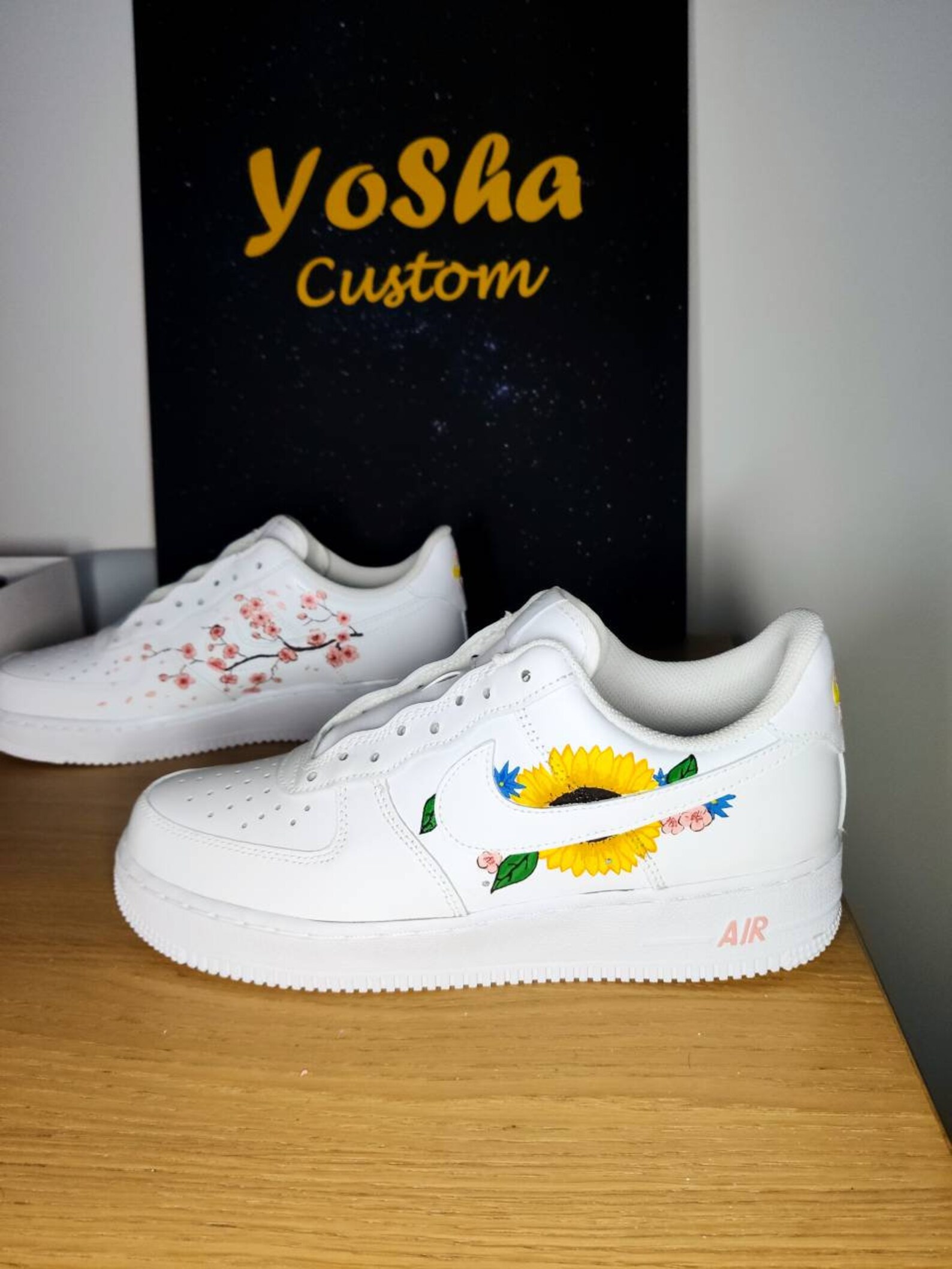 Nike AF1 custom flower | Etsy