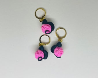 Hand made stitch marker, progress keeper, stitch marker charm