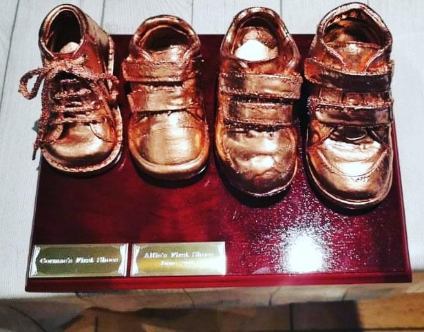 Bronze baby shoes kit sale