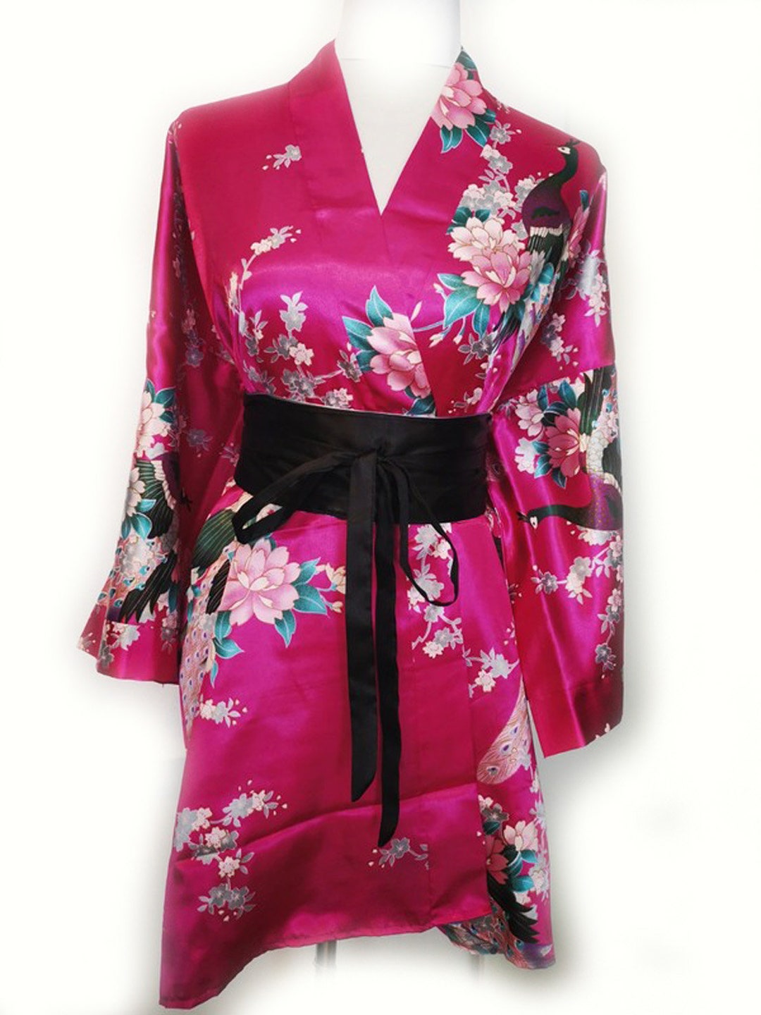 HAORI Kimono Fuchsia Pink - Etsy