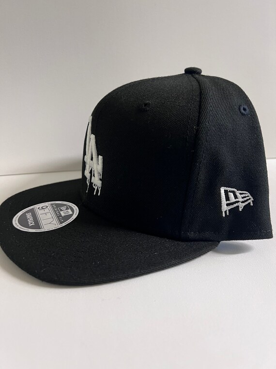 LA drip New Era Black 9fifty - Etsy 