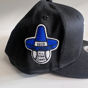Upside Down &quot;LA&quot; Black 1959 ASG (white thread)