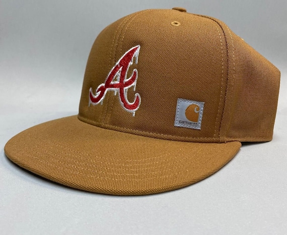 Atlanta A Drip Carhartt Brown Snapback