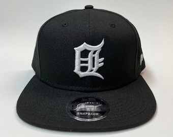 Vintage 90s Detroit Tigers Bar Snapback Hat - Etsy