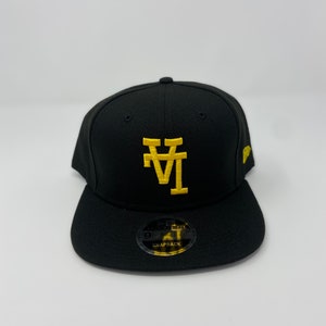 Upside Down &quot;LA&quot; Black (Yellow thread)