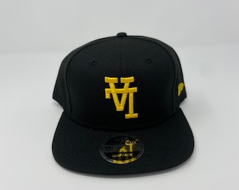Mondaysuck LA logo cap black × yellow HEADWEAR – Mondaysuck