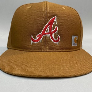 Atlanta “A” Drip Carhartt Brown Snapback