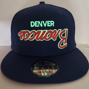 Glow in the dark Vintage UpsideDown Broncos (New Era) Snapback