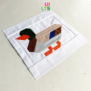 PDF Quilt Block Pattern – Duck – Animal Quilt