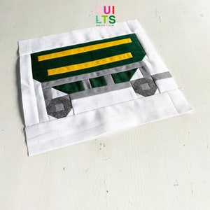 PDF Quilt Block Pattern – Grain Cart – Vehicle Quilt