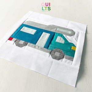 PDF Quilt Block Pattern – Camper – Vehicle Quilt