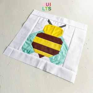 PDF Quilt Block Pattern – Bee – Animal Quilt