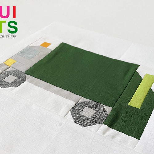 PDF Quilt Block Pattern Garbage Truck With Bin Vehicle Etsy