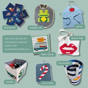 PDF Quilt Block Anleitung – Feuerwehr Bild 11