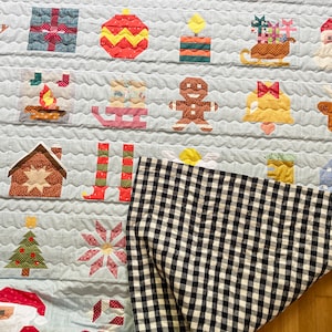 PDF Quilt Block Pattern – Snowman – Christmas Quilt – Christmas Present ...