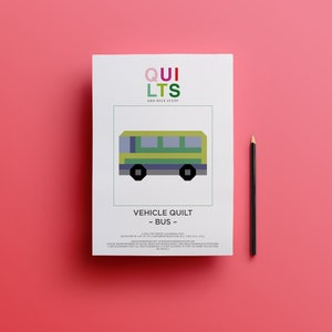 PDF Quilt Block Pattern – Bus – Vehicle Quilt - Etsy