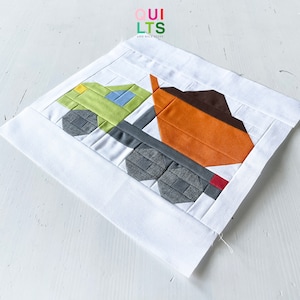 PDF Quilt Block Pattern – Dump Truck – Vehicle Quilt - Etsy